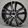 Gloss black / machined