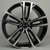 Gloss black / Machined