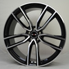 Gloss black / machined face
