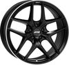 racing black horn polished