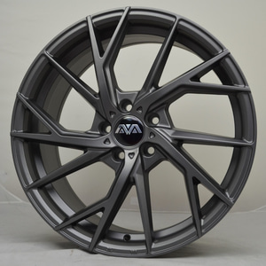 AVA Modern Twisted Design Dark Satin Gunmetal