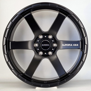 Aurora Deep Concave 6 Spoke Satin Black