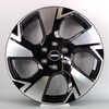 Aurora Modern 5 Spoke Black & Polished