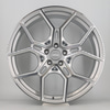 Aurora Modern Y Spoke Design Silver Polished