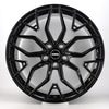 Aurora Staggered Modern Mesh Design Gloss Black