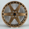 Aurora Modern 6 Spoke Design Satin Bronze