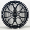 Aurora Modern 6 Y Spoke Design Satin Black