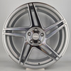 Aurora 5 Twin Spoke Twist Spoke Silver Polished