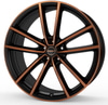 Borbet W black copper polished matt