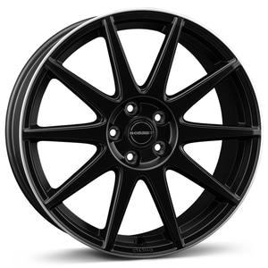 Borbet GTX black matt rim silver