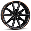 Borbet LX18 black matt rim copper