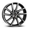 Borbet V black polished glossy