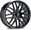 FOX VR3 SATIN BLACK POL LIP