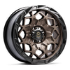 Hawke AWD Wheels Apex Matt Black with Bronze