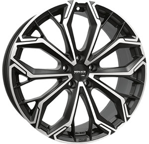 MONACO WHEELS GPC17 Dull Black / Polished