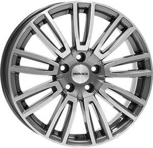 MONACO WHEELS GP18 Dull Black / Polished
