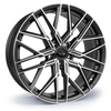 Targa TG8-FF Matt Black Machined Face