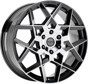VELARE VLR-6X Diamond Black Machined Face