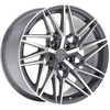 VELARE VLR06 Platinum Grey Machined Face