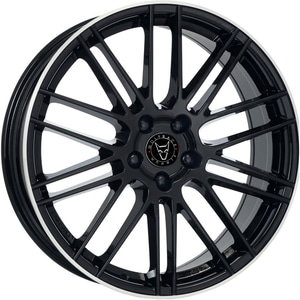 Wolfrace Eurosport TUV Kibo Diamond Black Horn Polished